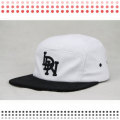 Leopard Print Peak Back Bordure 3D Embroidery Freestyle Snapback Hat